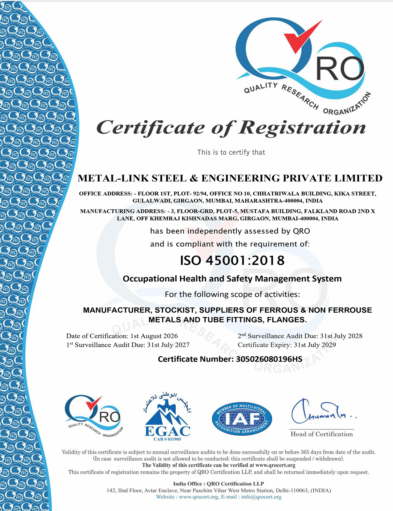 ISO 45001 : 2018